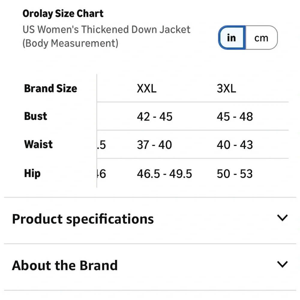 Women’s Orolay Thickened Down Jacket - Picture 7 of 7